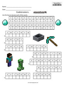 Minecraft Free Activities online for kids in Kindergarten by