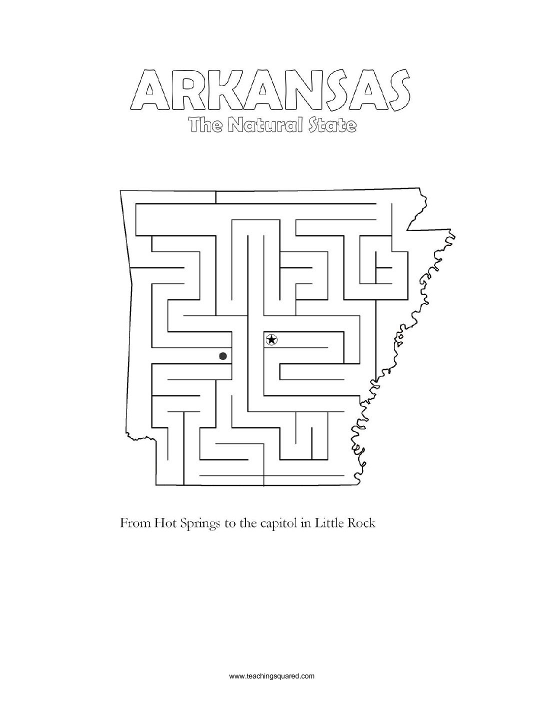 fun Alaska maze game top worksheets