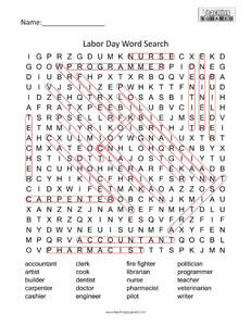 Martin Luther King Jr.- Holiday Word Search
