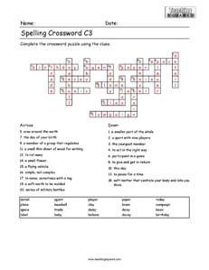Printable Crossword