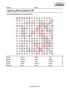 Word Search Spelling C5
