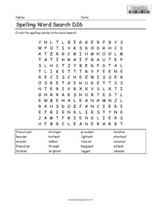 Free Word Search Spelling