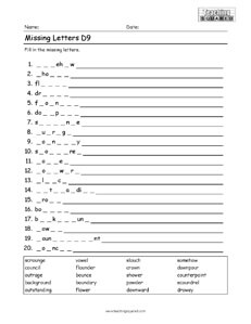 4th Grade hidden letters puzzle and practice