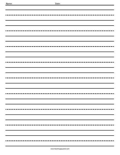 Lined Paper For Writing