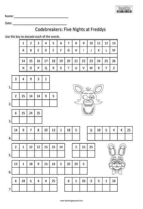 Five Nights at Freddy's Party Printables, Crafts, and Activities – SKGaleana