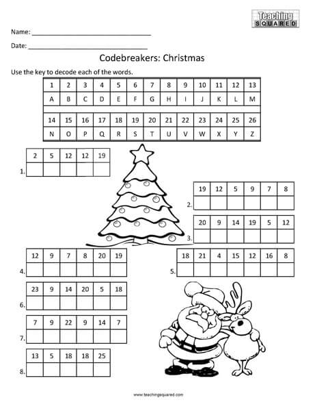 Christmas Codebreakers top fun activity