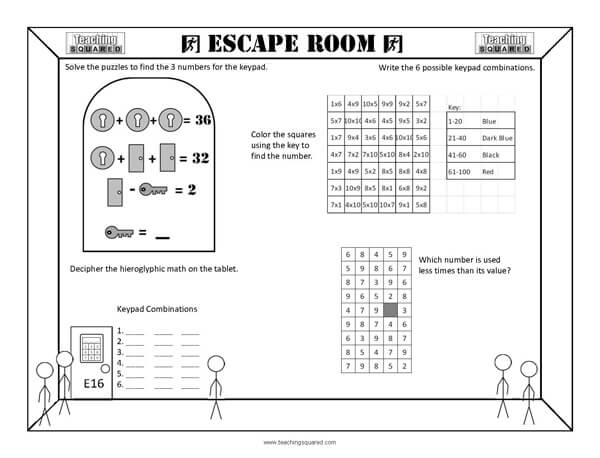 Teaching Squared | Escape Room E16