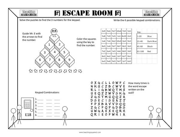 Teaching Squared | Escape Room E18