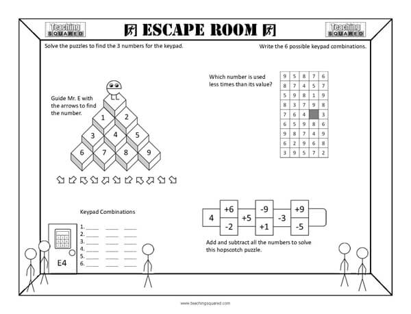 Teaching Squared | Escape Room E4