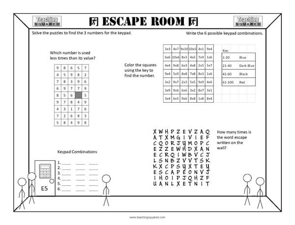 Teaching Squared | Escape Room E5