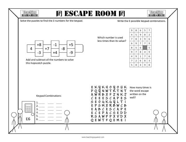 Teaching Squared | Escape Room E6