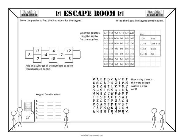 Teaching Squared | Escape Room E7