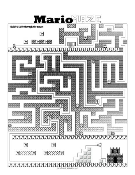 Teaching Squared | Super Mario Maze