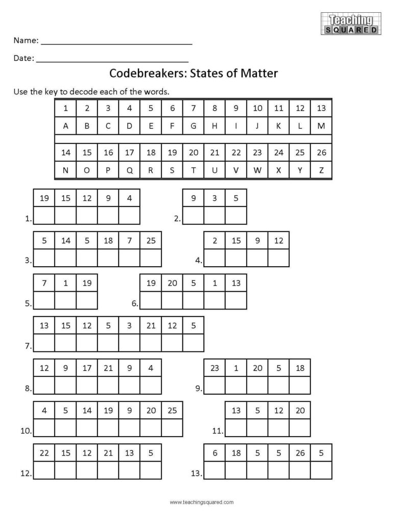 008 Codebreakers States of Matter|Codebreakers