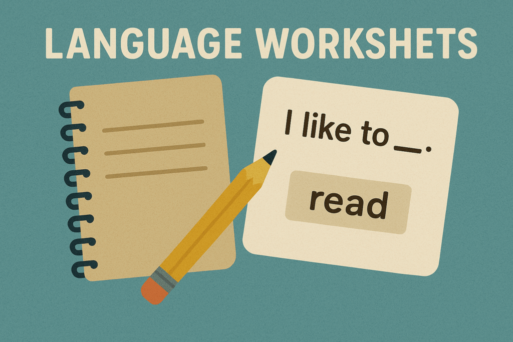 Language Worksheets (1)|Teaching Squared